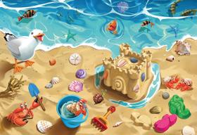 Quebra-cabeça Ravensburger Fun at the Beach 24 Pieces Kids