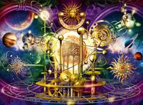 Quebra-cabeça Ravensburger Golden Solar System 500 peças para adultos