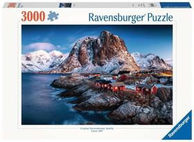 Quebra-Cabeça Ravensburger Hamnoy, Lofoten - 3000 Peças Quebra-Cabeça Ravensburger Hamnoy, Lofoten - 3000 Peças