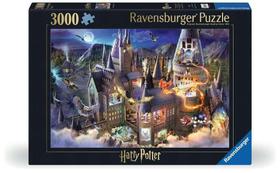 Quebra-cabeça Ravensburger Harry Potter Castelo de Hogwarts 3000 unidades