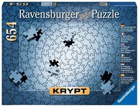 Quebra-cabeça Ravensburger Krypt Silver 654 peças para adultos