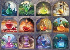 Quebra-cabeça Ravensburger Magical Potions 1000 peças Quebra-cabeça Ravensburger Magical Potions 1000 peças