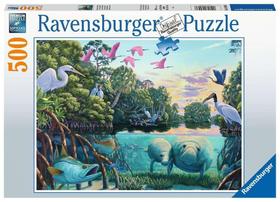 Quebra-cabeça Ravensburger Manatee Moments 500 peças