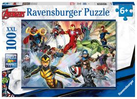 Quebra-Cabeça Ravensburger Marvel Avengers - 100 Peças (6+)