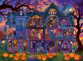 Quebra-cabeça Ravensburger Monster House Party 100 peças