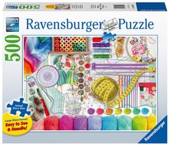 Quebra-cabeça Ravensburger Needlework Station 500 peças Quebra-cabeça Ravensburger Needlework Station 500 peças