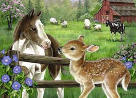 Quebra-cabeça Ravensburger New Neighbours 60 peças para crianças