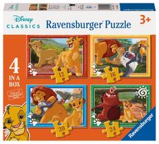 Quebra-cabeça Ravensburger O Rei Leão 3 anos+4 quebra-cabeças de 72 peças Quebra-cabeça Ravensburger O Rei Leão 3 anos+4 quebra-cabeças de 72 peças