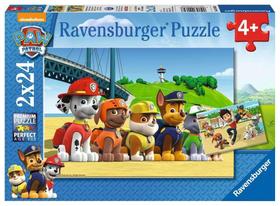 Quebra-cabeça Ravensburger Paw Patrol 2 x 24 peças