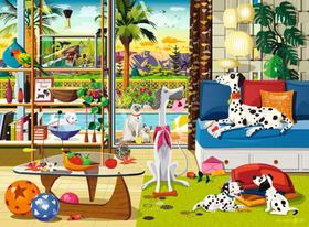 Quebra-cabeça Ravensburger Pets of Palm Springs 500 peças