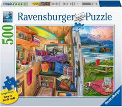 Quebra-cabeça Ravensburger Rig Views 500 peças Quebra-cabeça Ravensburger Rig Views 500 peças