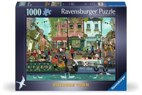 Quebra-cabeça Ravensburger Riverside Town 1000 peças Premium