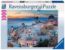 Quebra-cabeça Ravensburger Santorini - Grécia (1000 peças)