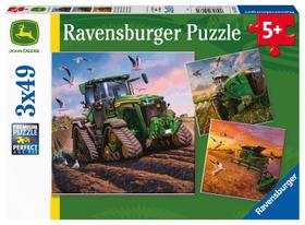 Quebra-Cabeça Ravensburger Seasons of John Deere - 3x49 Peças