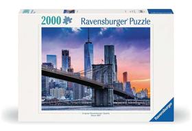 Quebra-cabeça Ravensburger Skyline New York 2000 peças para adulto