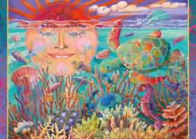Quebra-cabeça Ravensburger Sun and Sea 500 peças