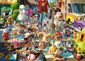 Quebra-cabeça Ravensburger The Dog Walker 500 peças Quebra-cabeça Ravensburger The Dog Walker 500 peças