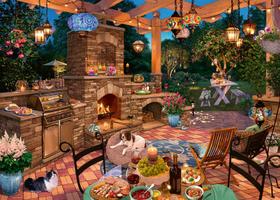 Quebra-cabeça Ravensburger The Garden Kitchen 1000 peças