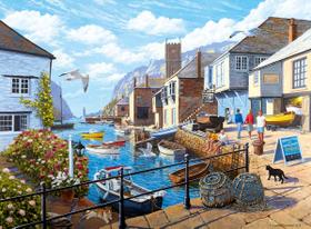 Quebra-cabeça Ravensburger Tranquil Harbour 500 peças Quebra-cabeça Ravensburger Tranquil Harbour 500 peças