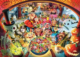 Quebra-cabeça Ravensburger Trick or Treat 1000 peças Quebra-cabeça Ravensburger Trick or Treat 1000 peças