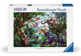 Quebra-cabeça Ravensburger Tropical Dragons 4000 peças Quebra-cabeça Ravensburger Tropical Dragons 4000 peças