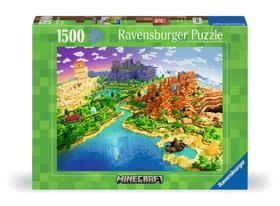 Quebra-cabeça Ravensburger World of Minecraft 1500 peças