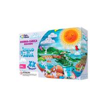 Quebra-Cabeça Redondo 40 peça - Ciclo da Água -Pais e Filhos