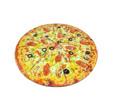 Quebra-cabeça Redondo Pizza em MDF de 74 peças