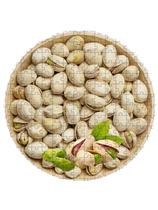 Quebra-Cabeça Redondo Prato De Pistache 50 Peças Mdf