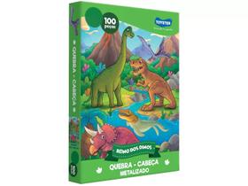 Quebra-Cabeça Reino dos Dinos 100 Peças - Toyster