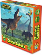 Quebra cabeça Reino dos Dinossauros 200 peças - GGB BRINQUEDOS