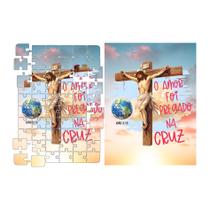 Quebra Cabeça Religioso Jesus é Amor c/ 60 pçs