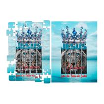 Quebra Cabeça Religioso Leão da Tribo de Judá c/ 60 pçs