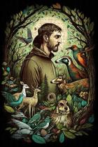 Quebra-Cabeça Religioso São Francisco de 300 peças em MDF