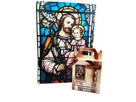 Quebra-Cabeça Religioso São José de 300 peças MDF Madeira Quebra-Cabeça Religioso São José de 300 peças MDF Madeira
