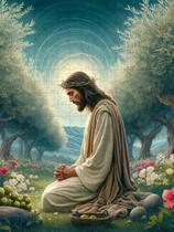 Quebra-Cabeça Religiosos Jesus no Horto de 120 peças em MDF