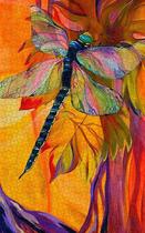 Quebra-cabeça RENWUANG 1000 peças Color Dragonfly Family