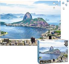 Quebra Cabeça Rio De Janeiro 1000 Peças Jogo Pedagógico +10 Anos