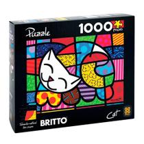 Quebra cabeca romero britto cat 1000 pecas grow