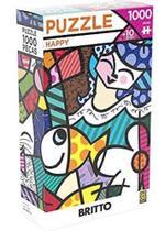 Quebra-Cabeça Romero Britto Happy - 1000 Peças - Grow estampa colorida