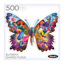 Quebra-cabeça RoseArt Beautiful Butterfly 500 peças para adultos