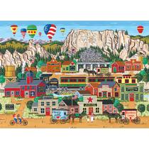 Quebra-cabeça RoseArt Home Country Mount Rushmore 1000 peças