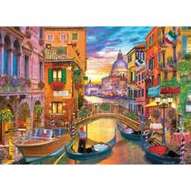 Quebra-cabeça RoseArt Kodak Premium Grand Canal Venice 1000 unidades