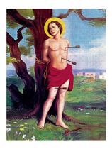 Quebra-Cabeça Sagrado Santos de Deus São Sebastião de 90 peças