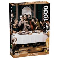 Quebra cabeça - santa ceia - 1000 peças - grow