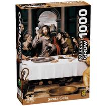 Quebra cabeca santa ceia 1000 pecas grow