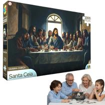 Quebra Cabeça Santa Ceia 2000pçs Grande Jesus Religião Arte Quebra Cabeça Santa Ceia 2000pçs Grande Jesus Religião Arte
