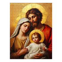 Quebra-Cabeça Santa Sagrada Familia Inspiradora de 300 peças mdf
