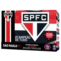 Quebra Cabeça São Paulo Brasão SPFC Tricolor Futebol 200 Pçs