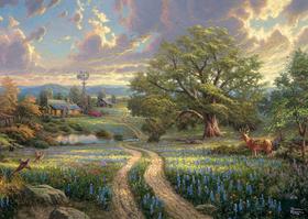 Quebra-cabeça Schmidt Thomas Kinkade Country Living 1000 peças Quebra-cabeça Schmidt Thomas Kinkade Country Living 1000 peças